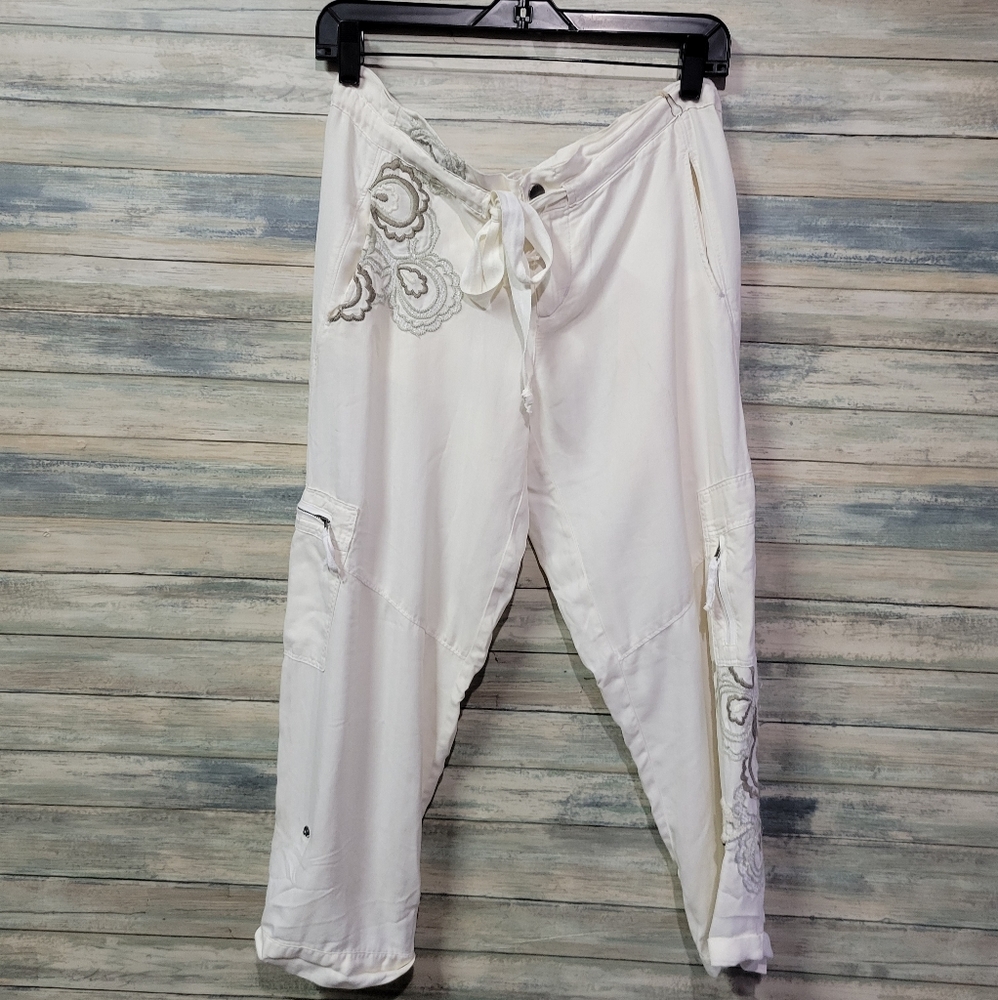 DA-NANG SILK CROPPED PANTS
